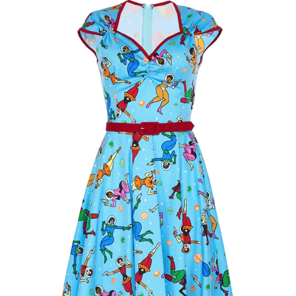 Pinup Couture Space Babes Heidi EUC